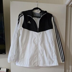 Adidas Women's Black and White Jacket